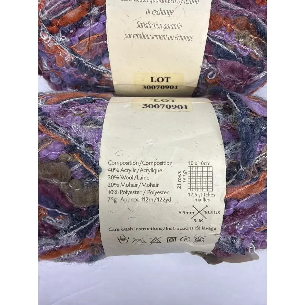Lot of 4 New Sean Sheep Pennyroyal Yarn Wool Blend Crochet Knit Craft DIY Gift